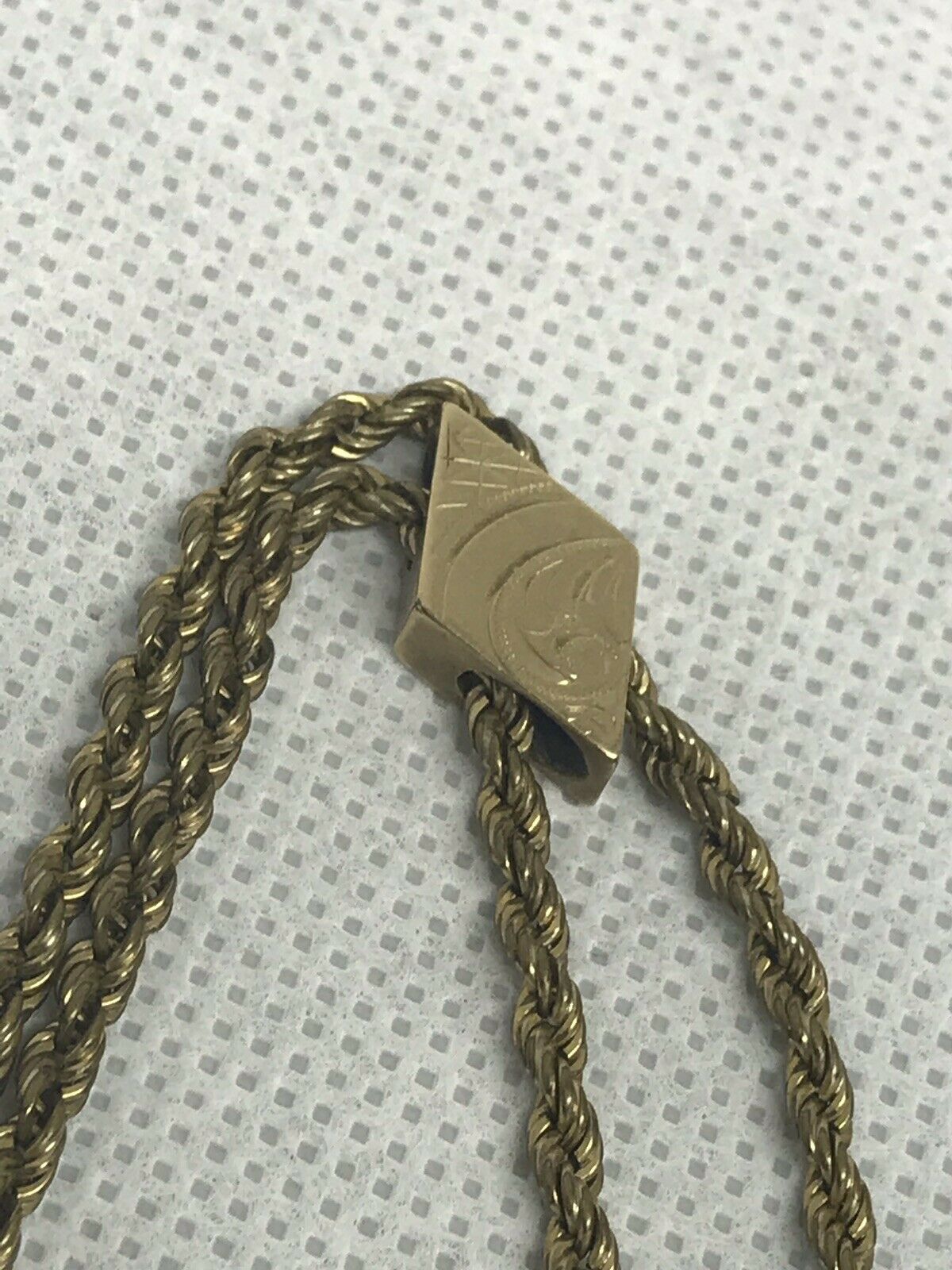 A Gold Plated Pocket Watch Chain