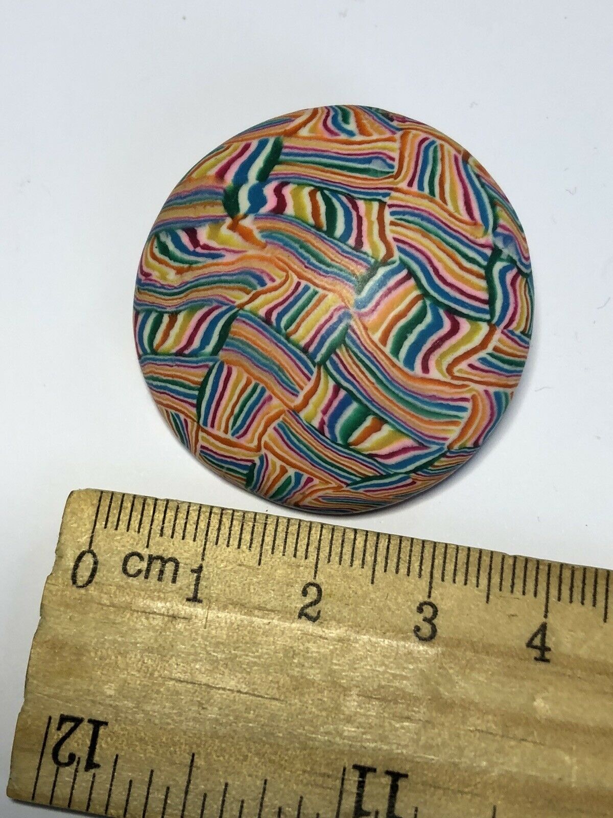 Vintage Unique Multicoloured Necklace And Clip On Earring Set
