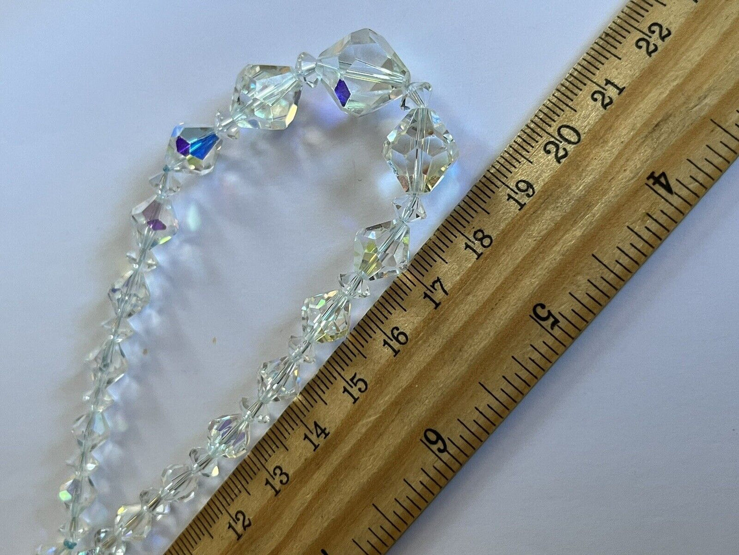 Vintage Aurora Borealis Single Strand Necklace