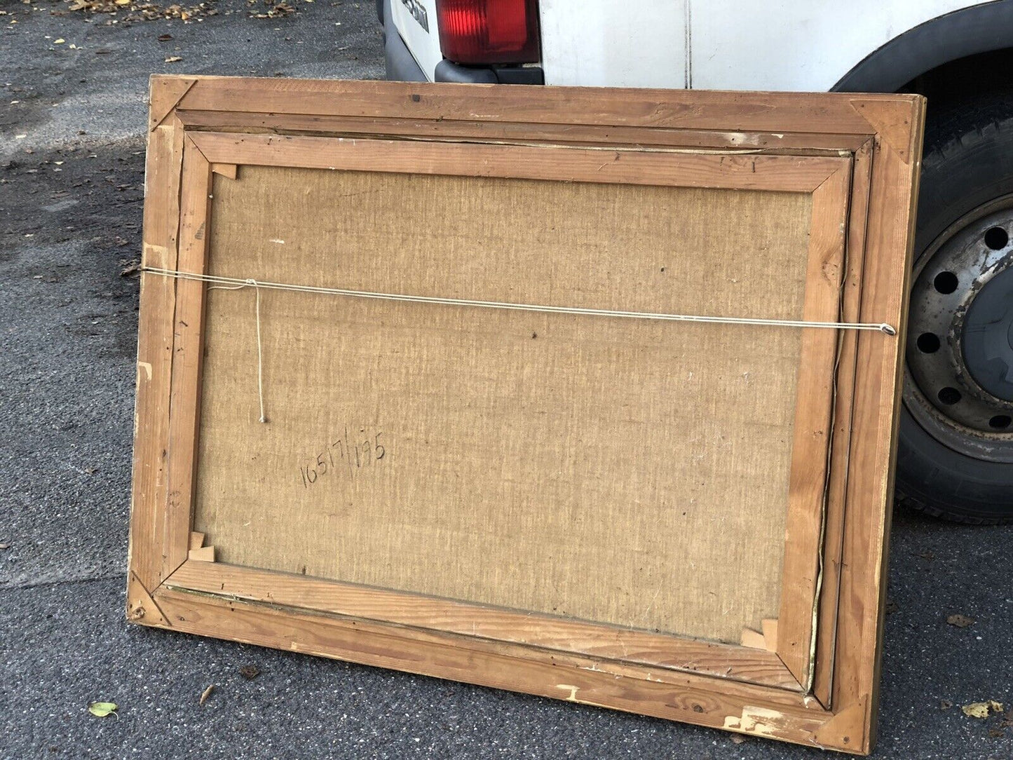 Danish Landscape Oil Painting In Gilt Frame, Signed, Large & Impressive