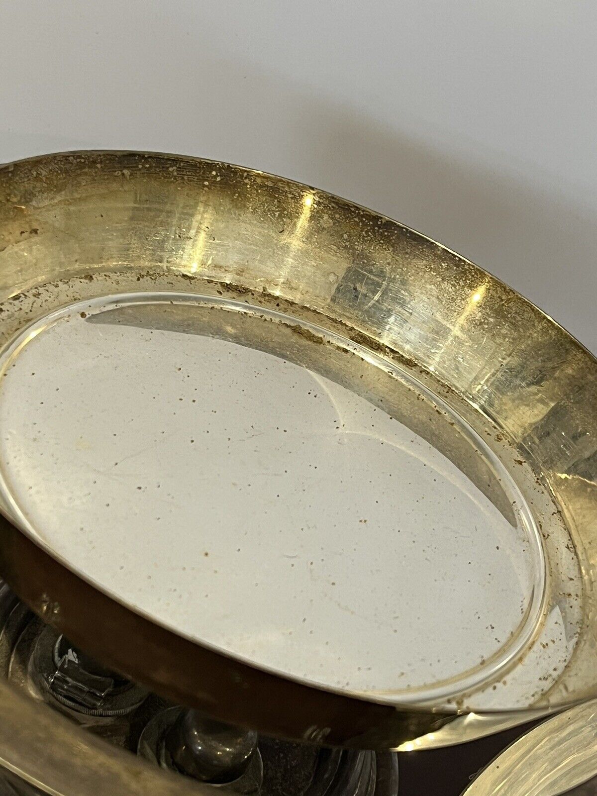 Silver Plate Spirit Sauce Warmer On Stand