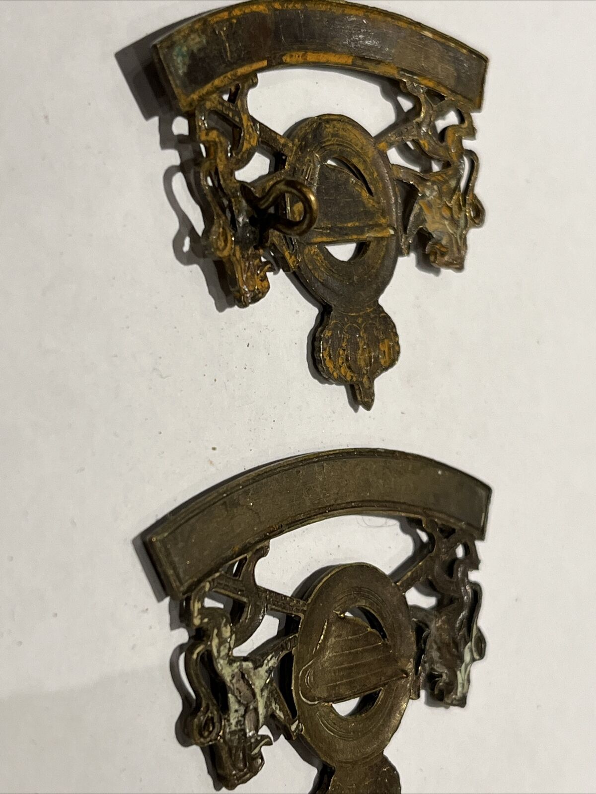 Pair Of Cap Badges