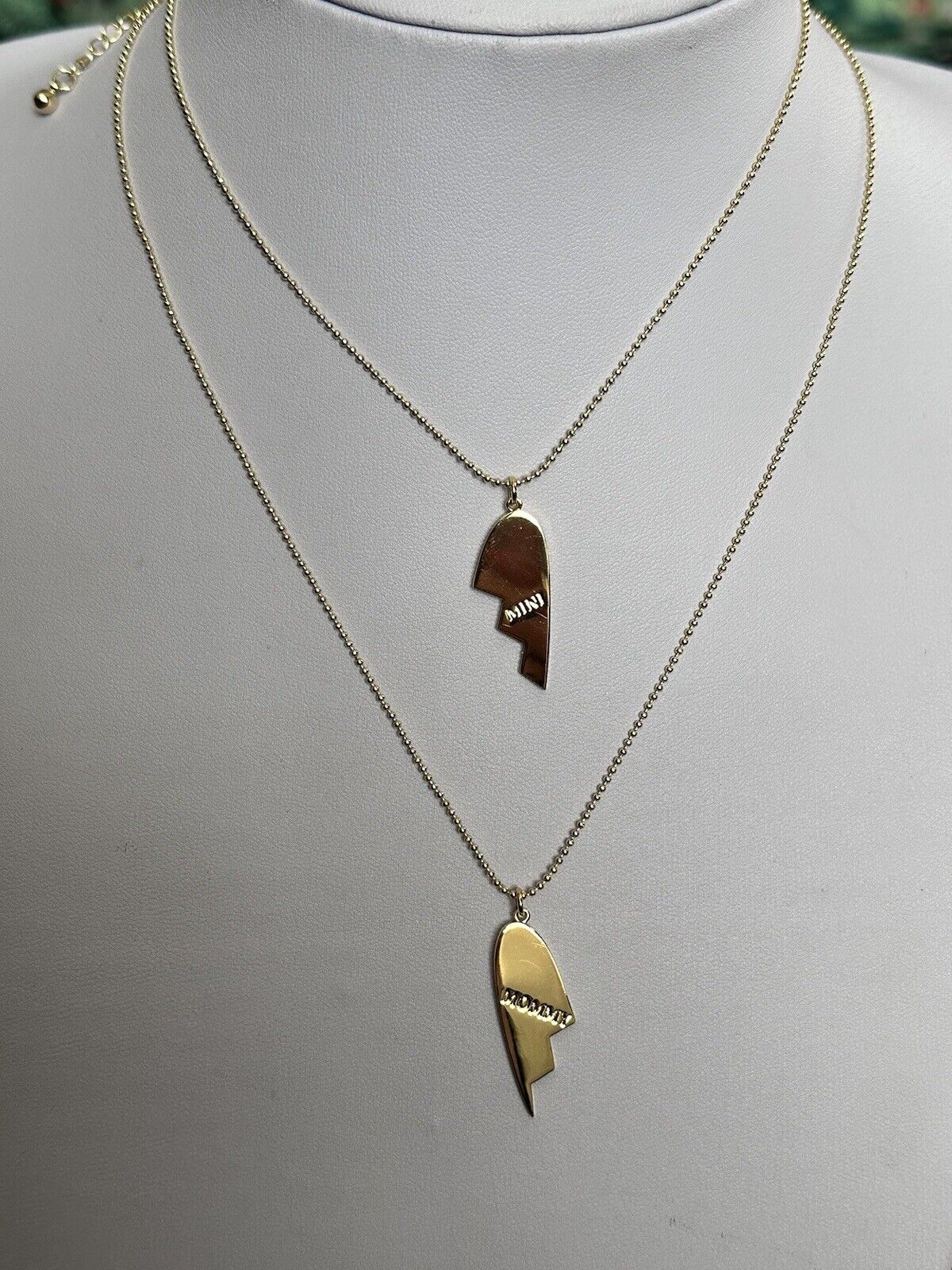 Uncommon James Mini Mommy 2 Sides Of A Heart Necklace Set Of 2