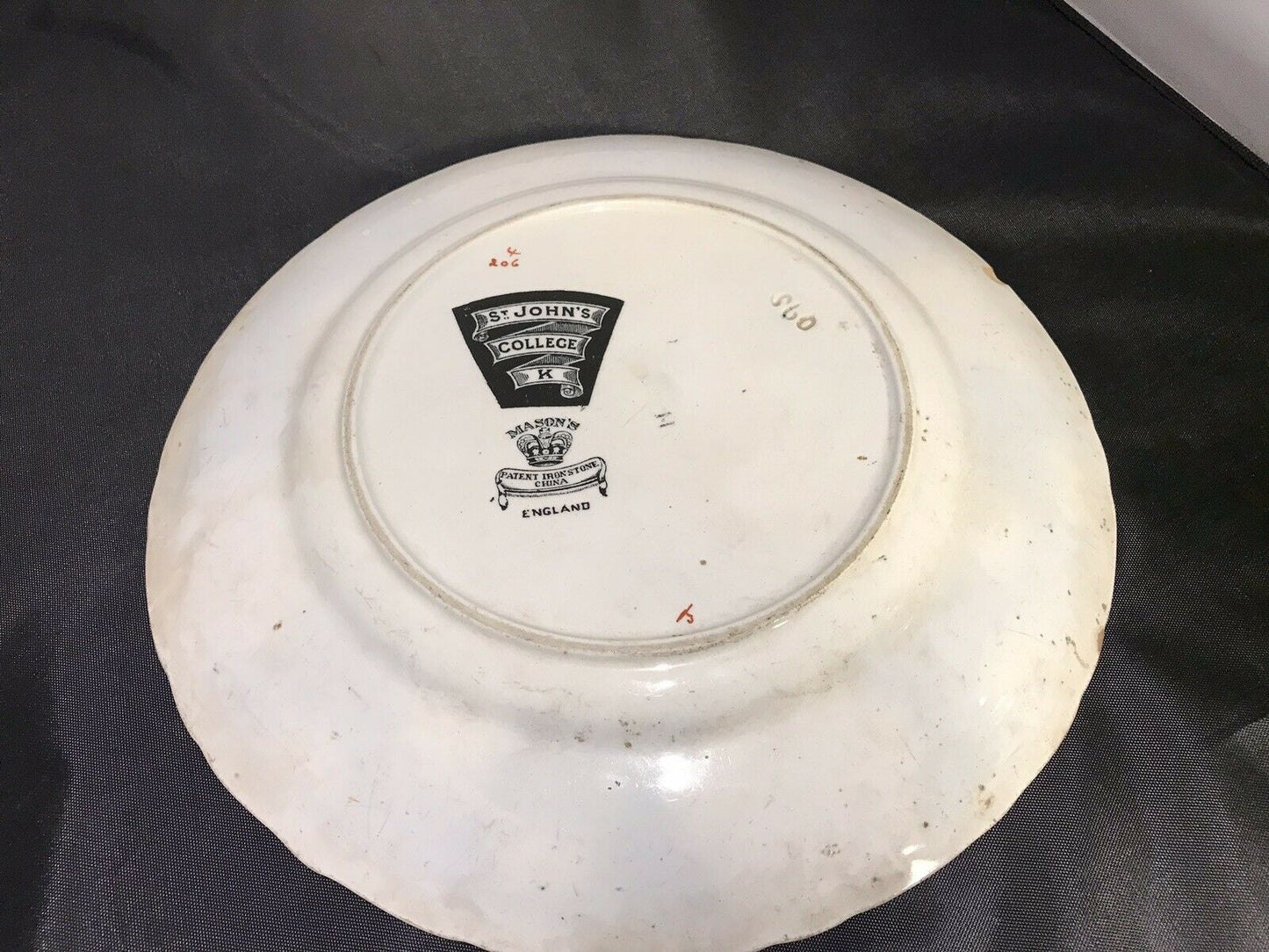 Masons Plate. St Johns College K.