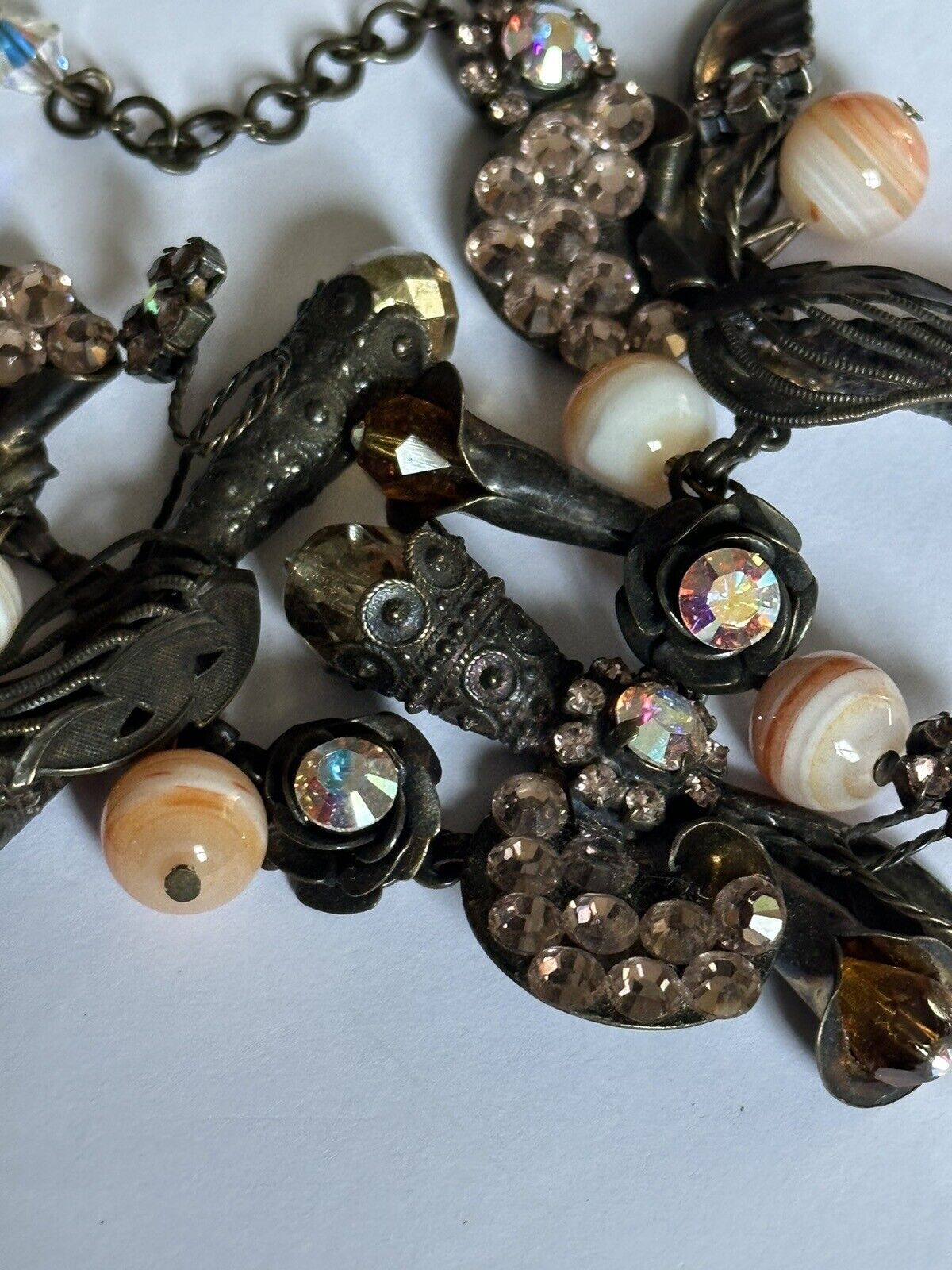 Vintage Designer Dimitriadis Crystal Beaded Detailed Bracelet