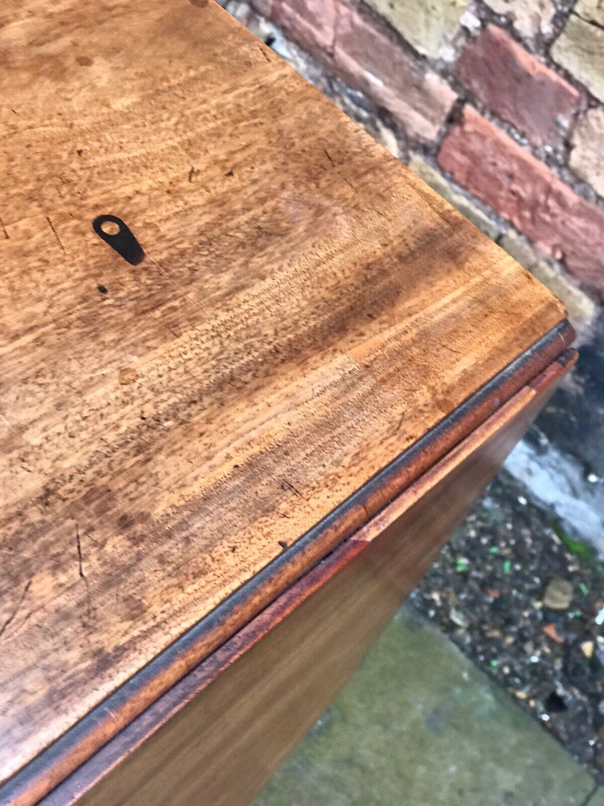 Regency Sofa Table, Cuban Mahogany With Inlay. Double Sided For Central Use.
