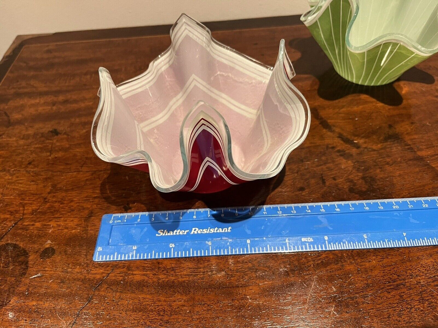 Mid Century Glass Handkerchief Bowls
