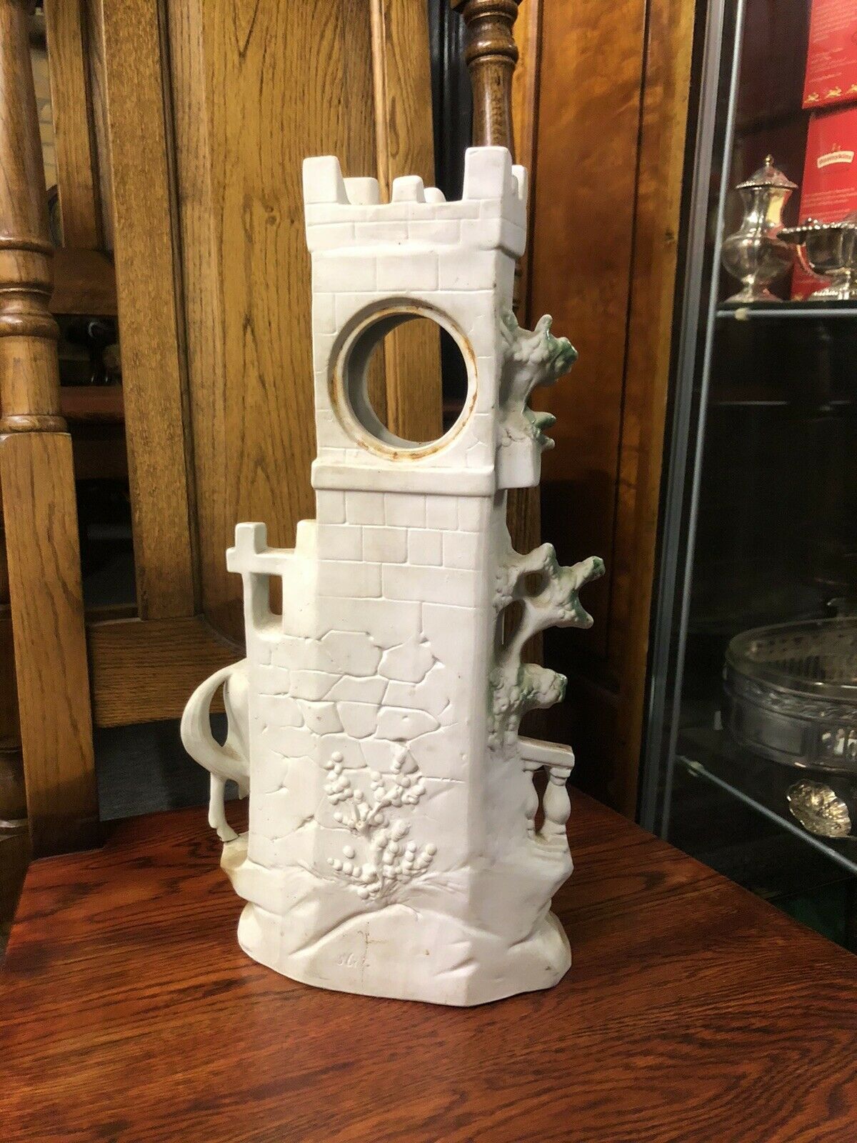 Victorian Bisque Clock Case