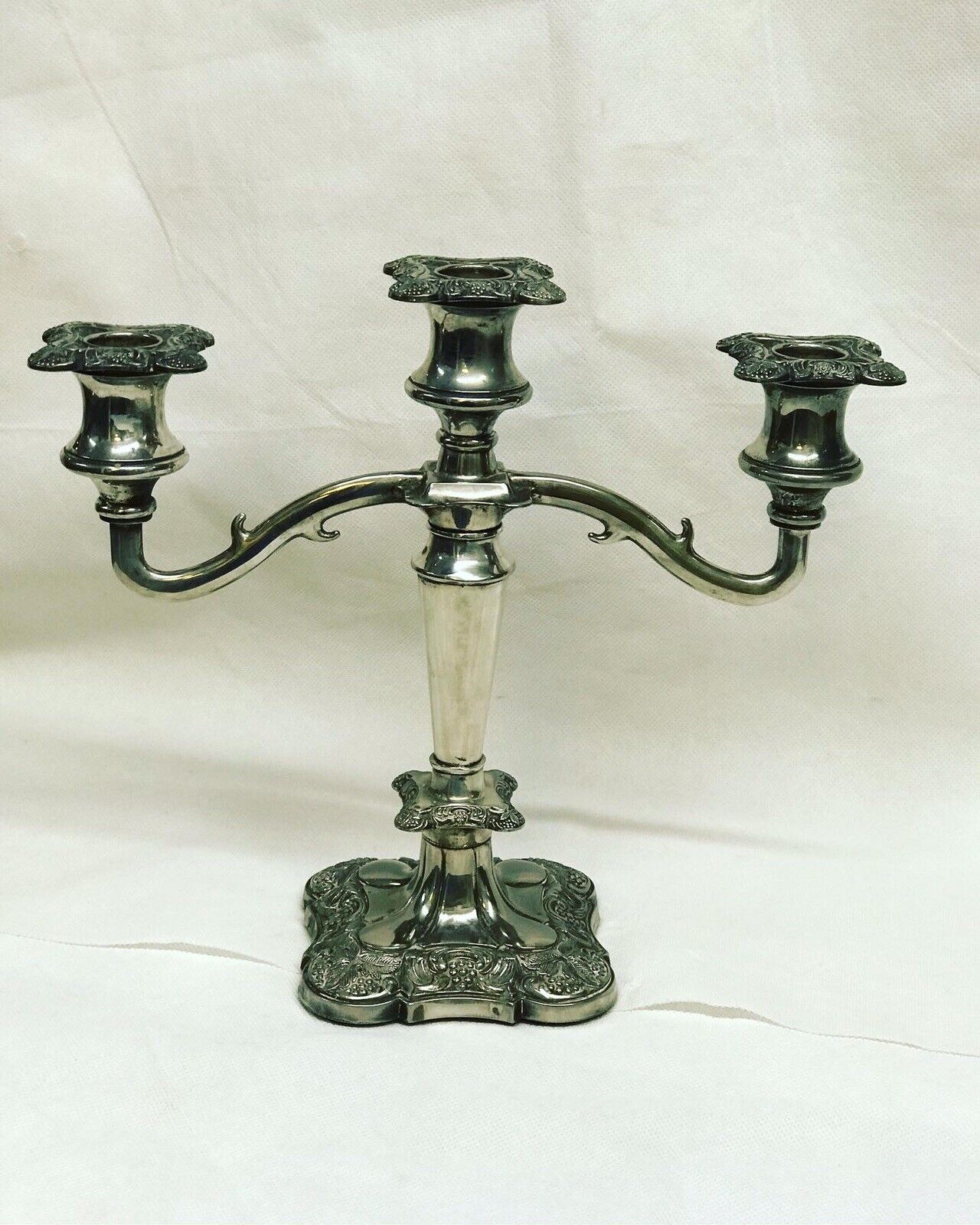 Silver Plate Candelabra
