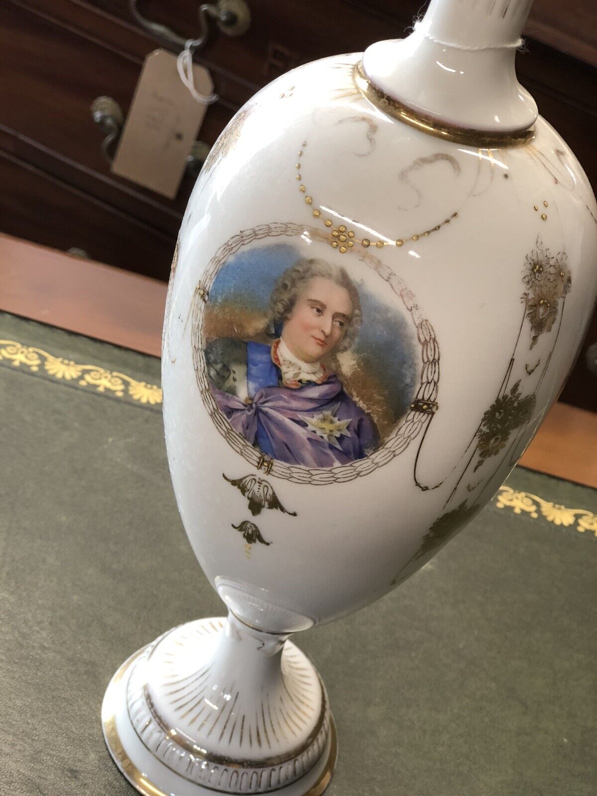 Victorian Decorated Porcelain Vase