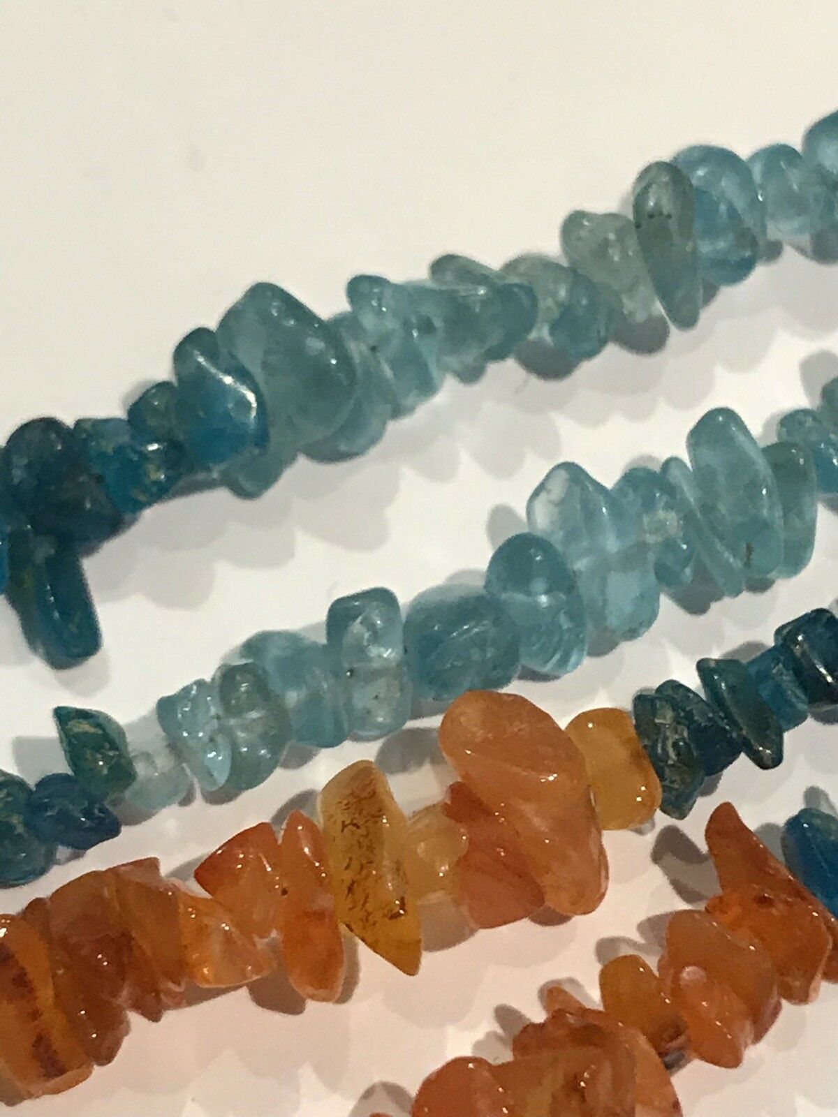 Multi Gemstone Necklace With Silver Clasp