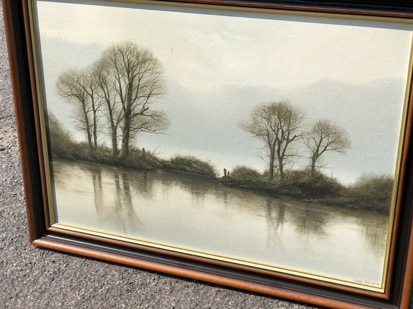 Michael John Hill. Framed, Signed, Dated.