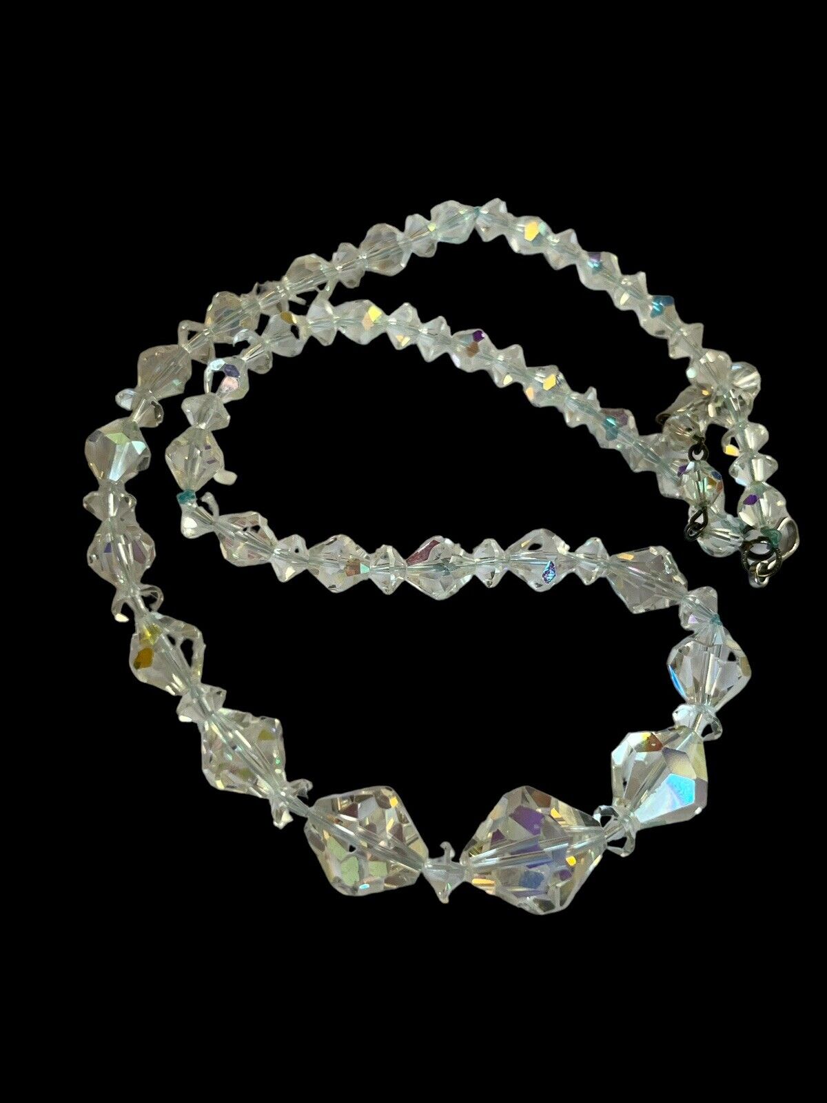 Vintage Aurora Borealis Single Strand Necklace