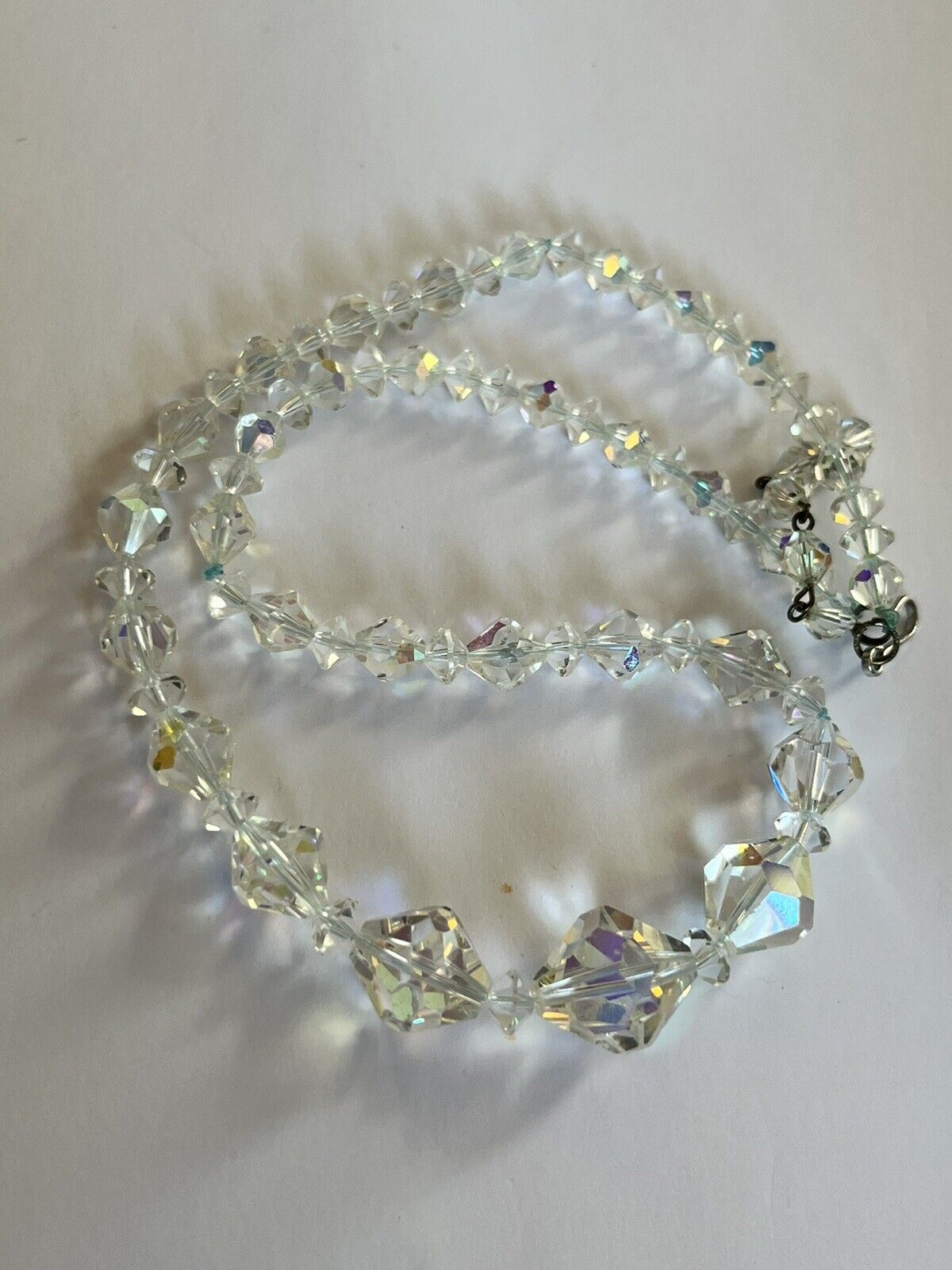 Vintage Aurora Borealis Single Strand Necklace