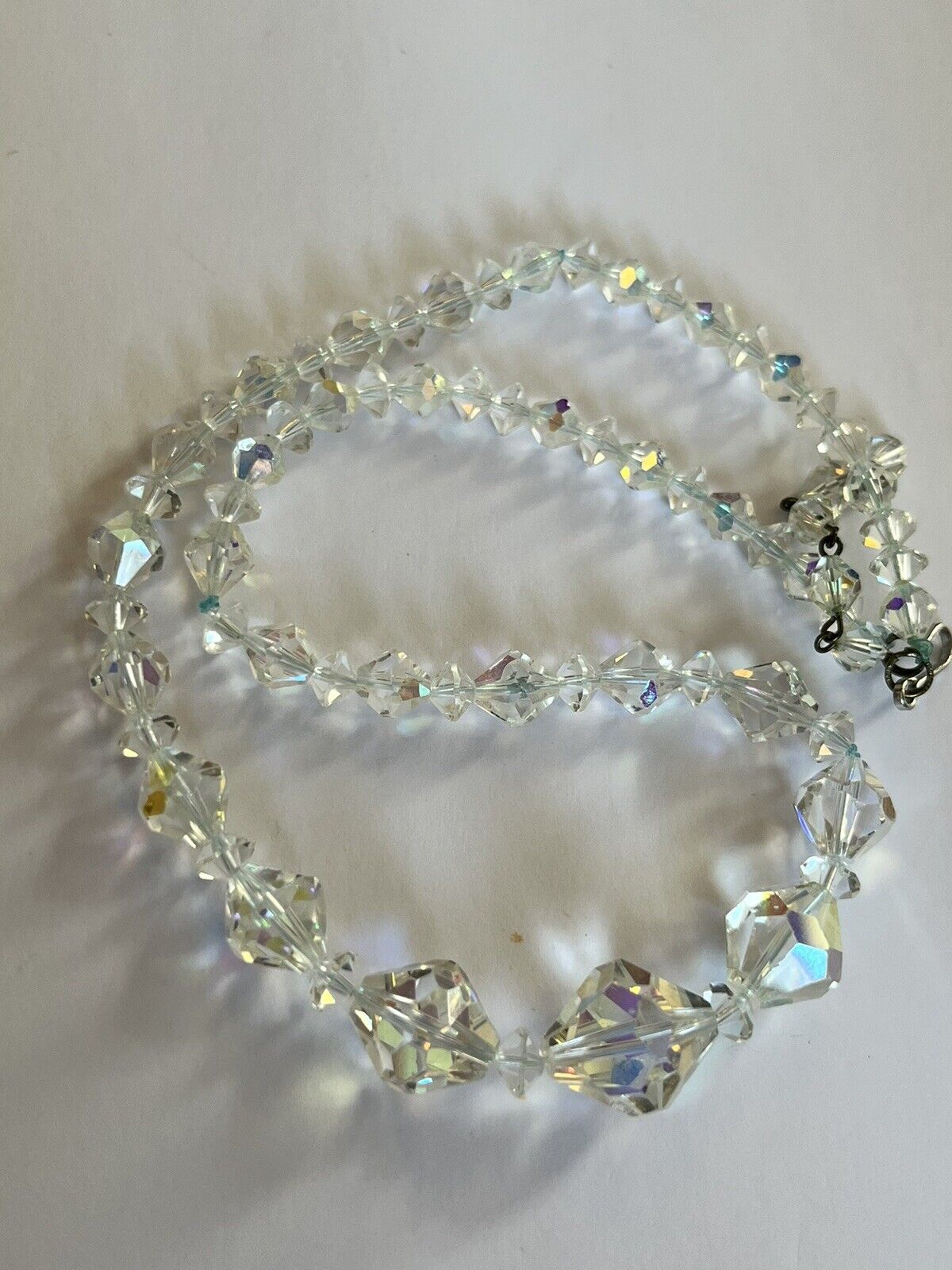 Vintage Aurora Borealis Single Strand Necklace
