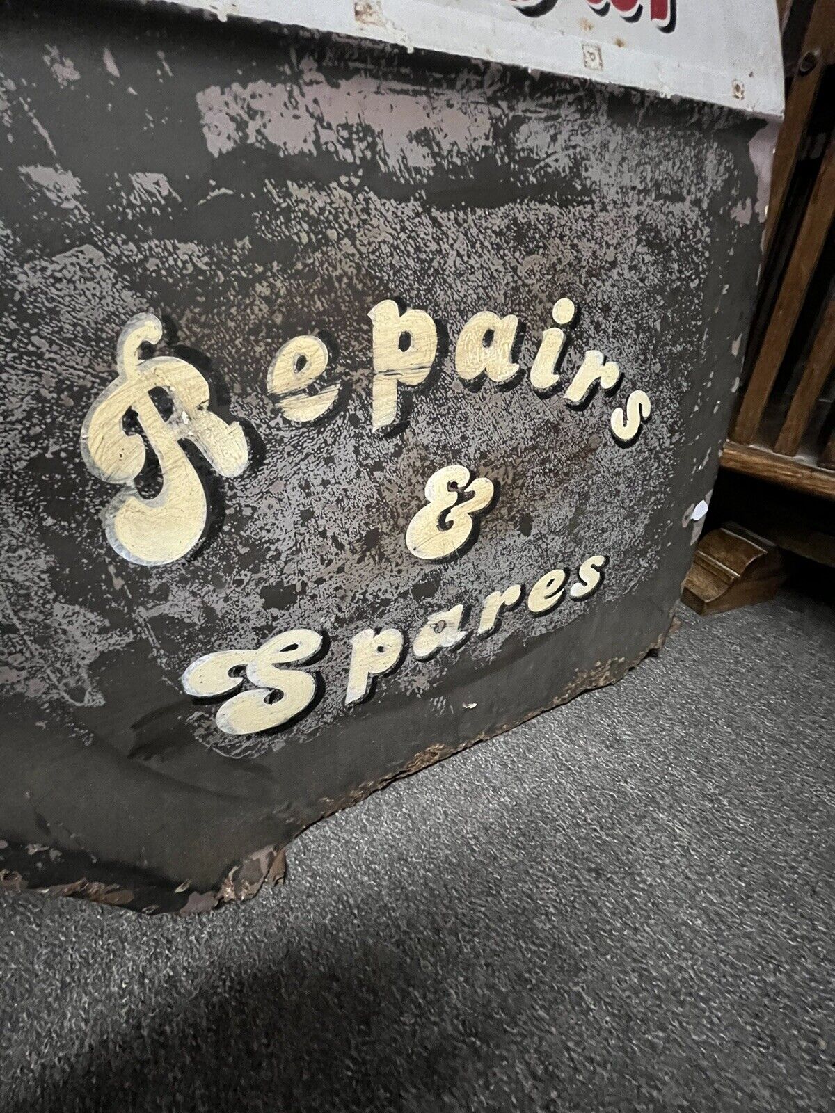 Classic Car Garage Shop Sign.
