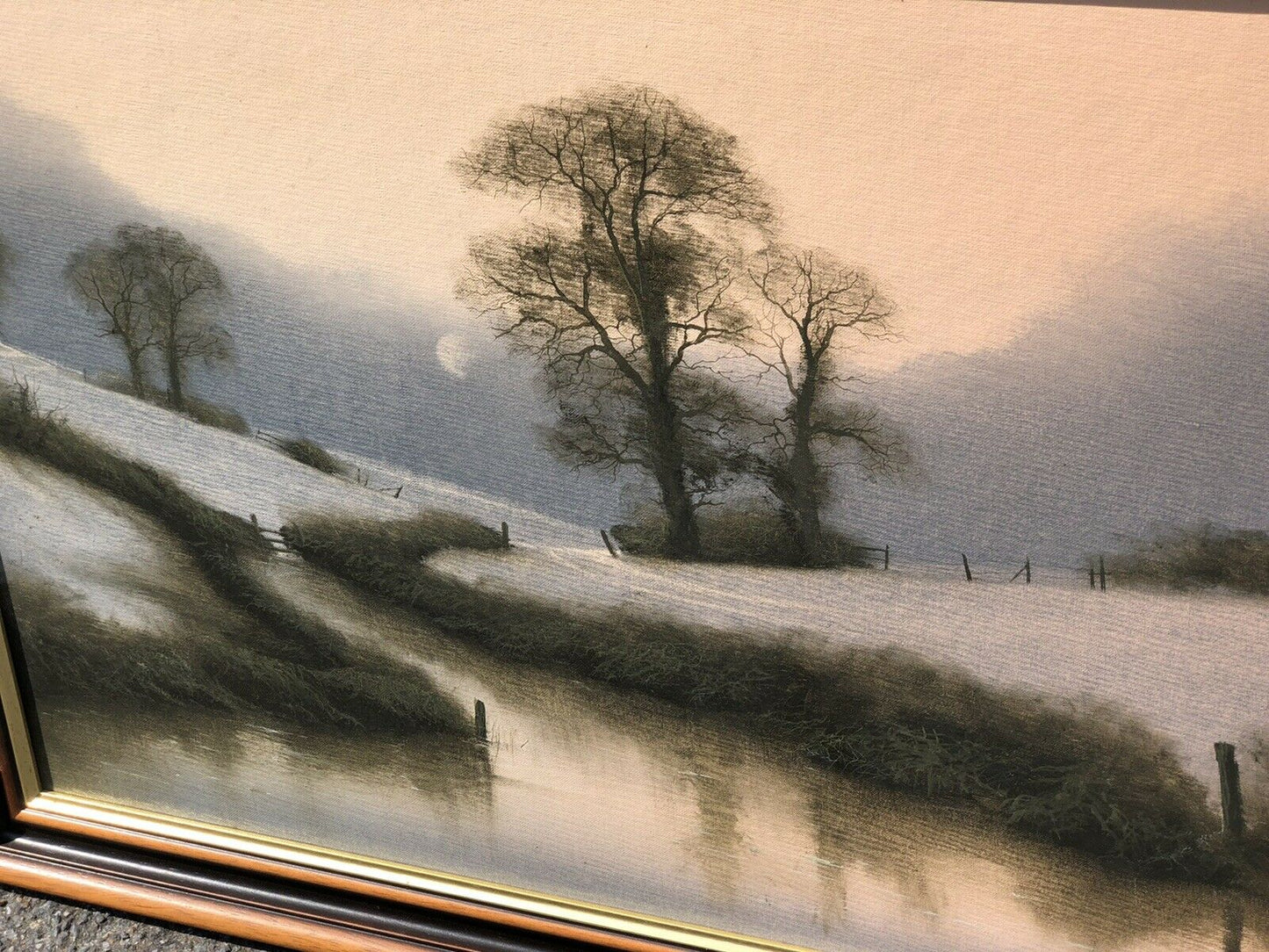 Michael John Hill. Framed, Signed, Dated.