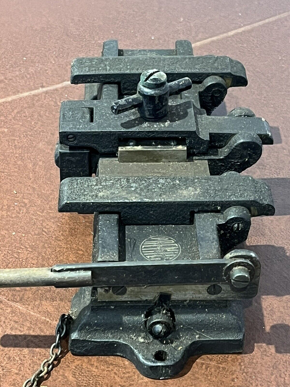Vintage Cast Iron Negative Guillotine