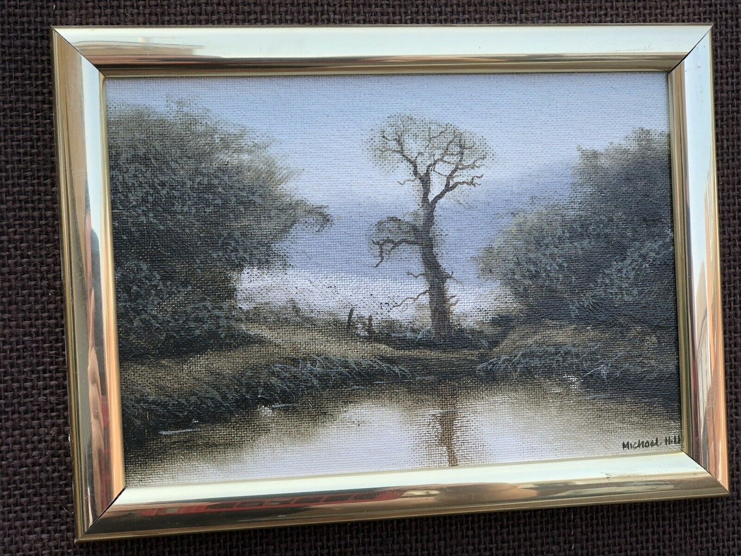 Michael Hill. Framed, Signed.