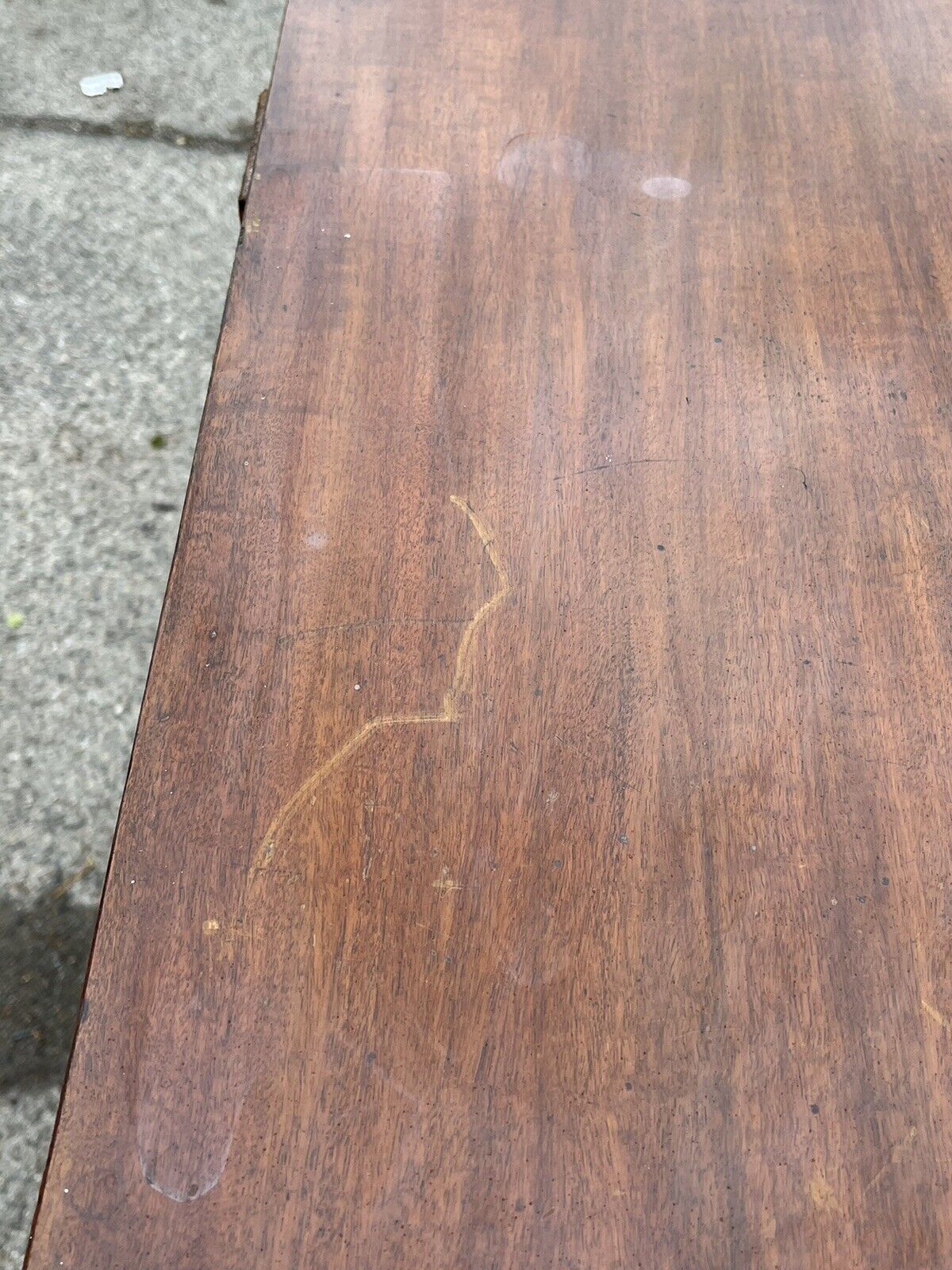 Georgian Mahogany Bow Front Chest Of Drawers.
