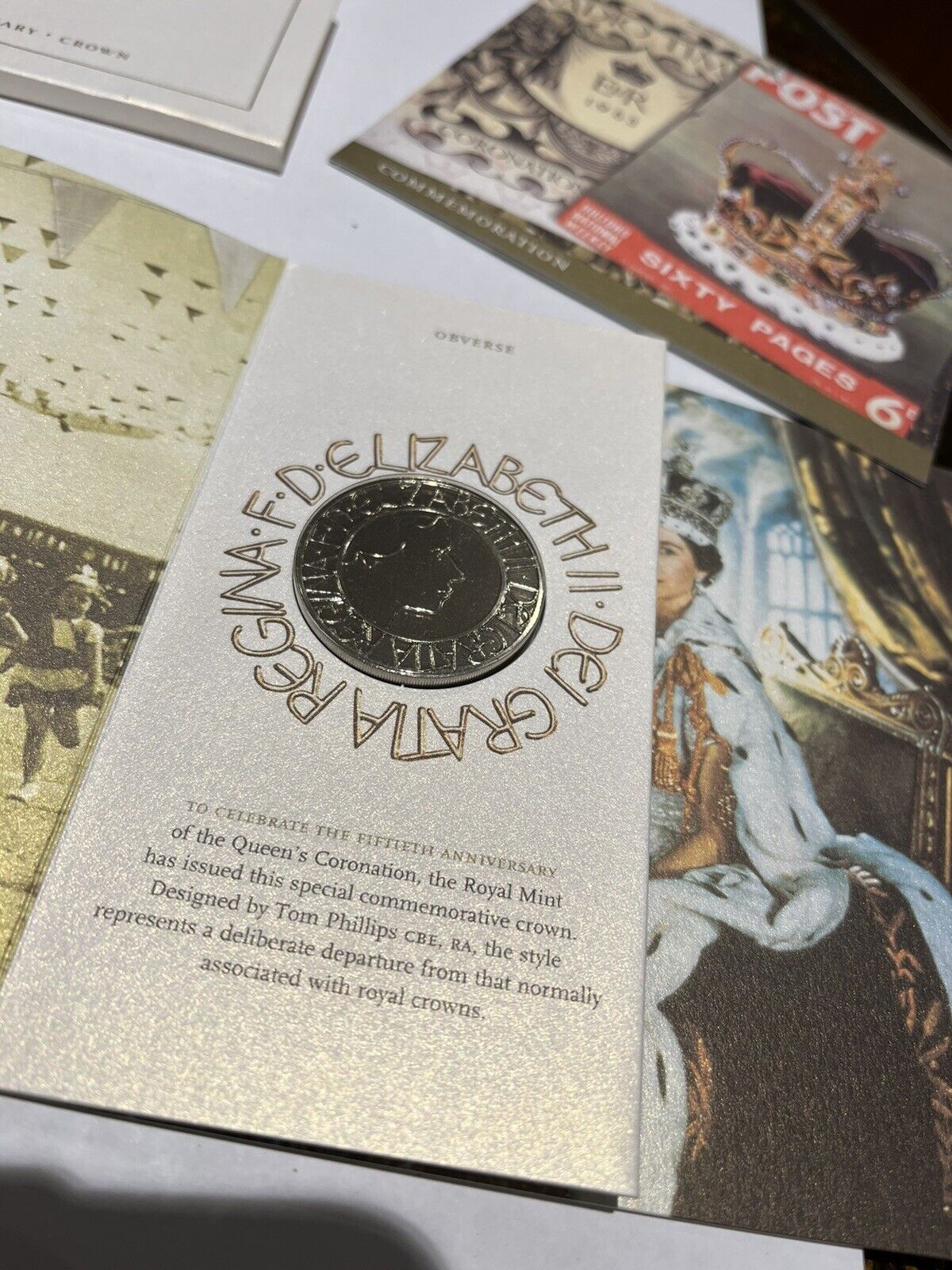 2003 Coronation Jubilee Five Pounds Anniversary Crown