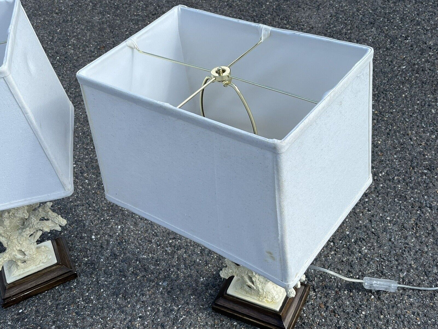 Designer Table Lamps. With Shades.