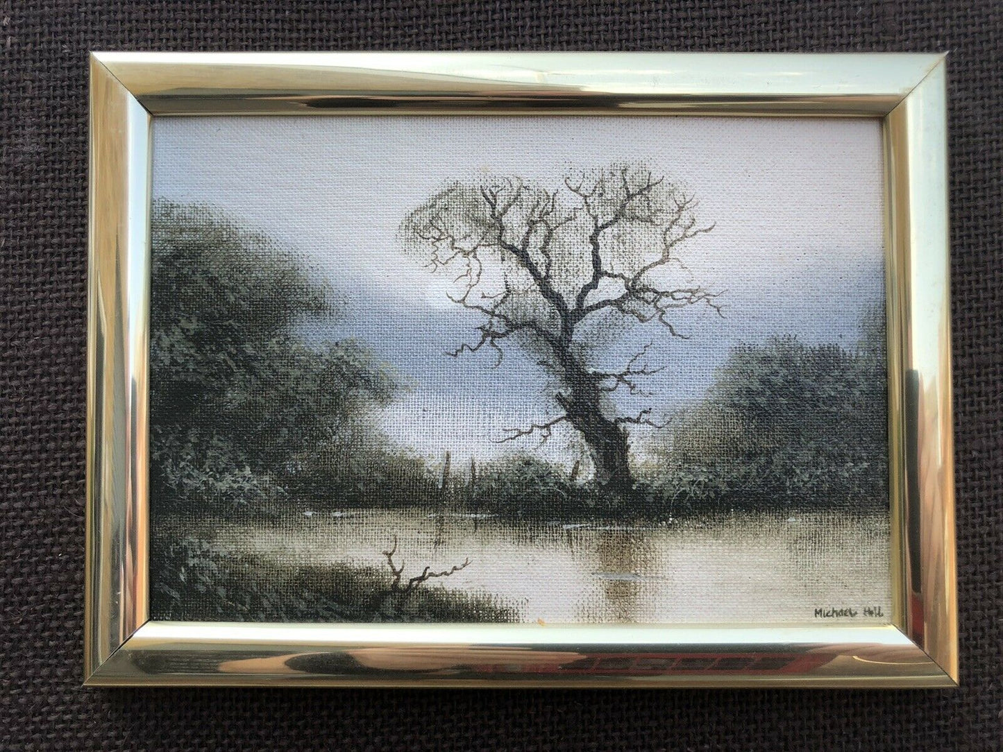 Michael Hill. Framed, Signed.