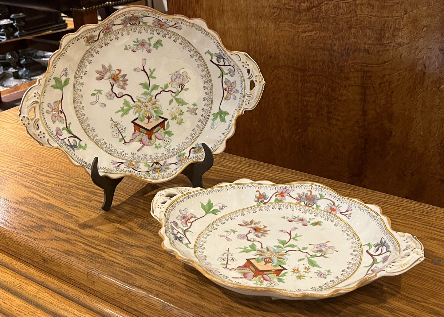 Pair Of Antique Plates