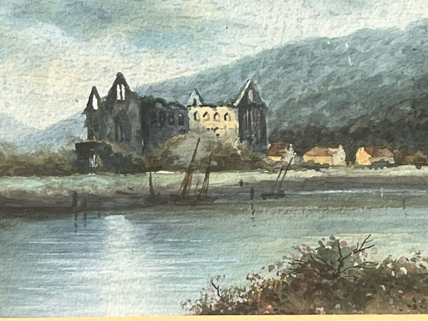 Edgar James Maybery Framed Watercolour “ Tintern Abbey “ 1887-1964