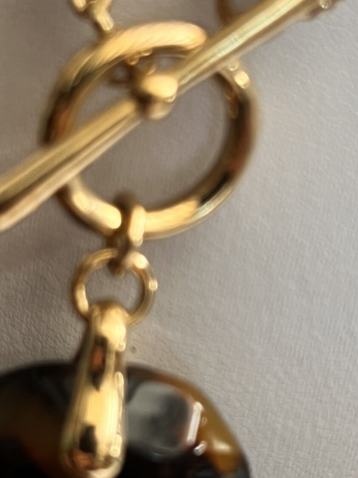 Vintage Monet Gold Tone Pendant Necklace