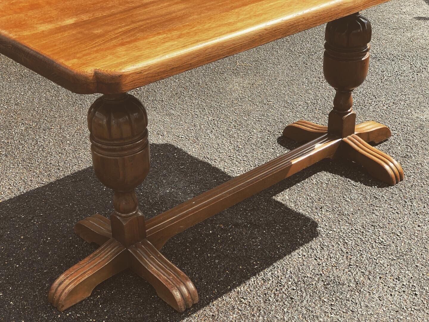 1930’s Oak Table & 6 Chairs