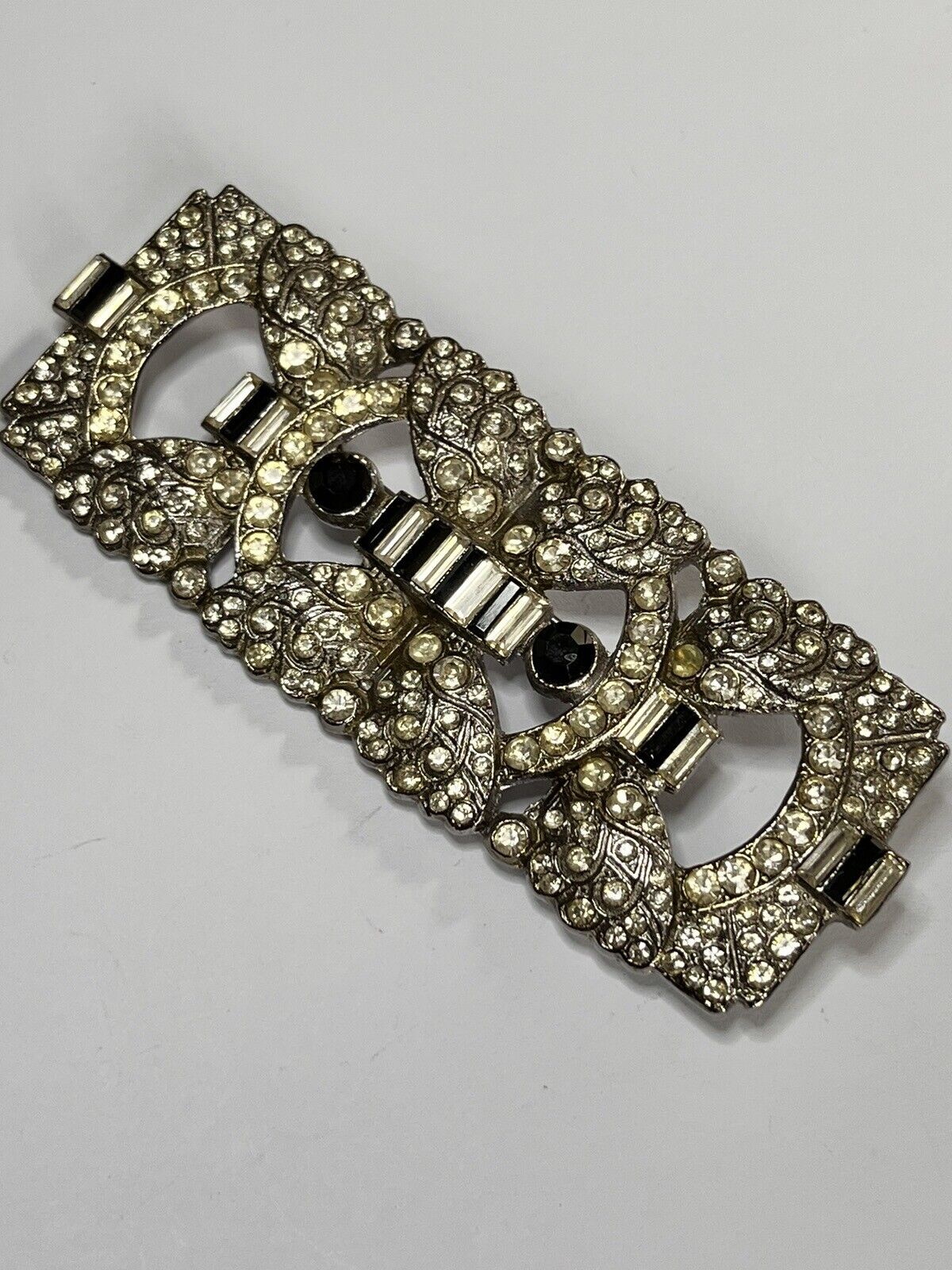 Vintage Old Butler And Wilson Deco Large Brooch