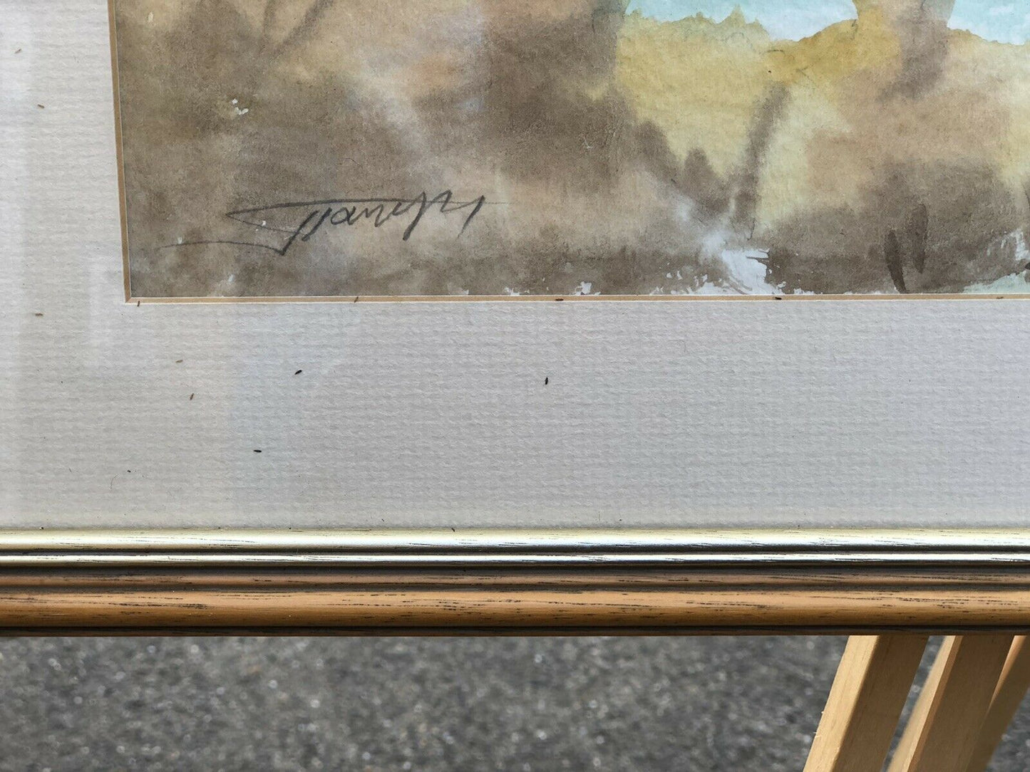 Signed Coastal Watercolour