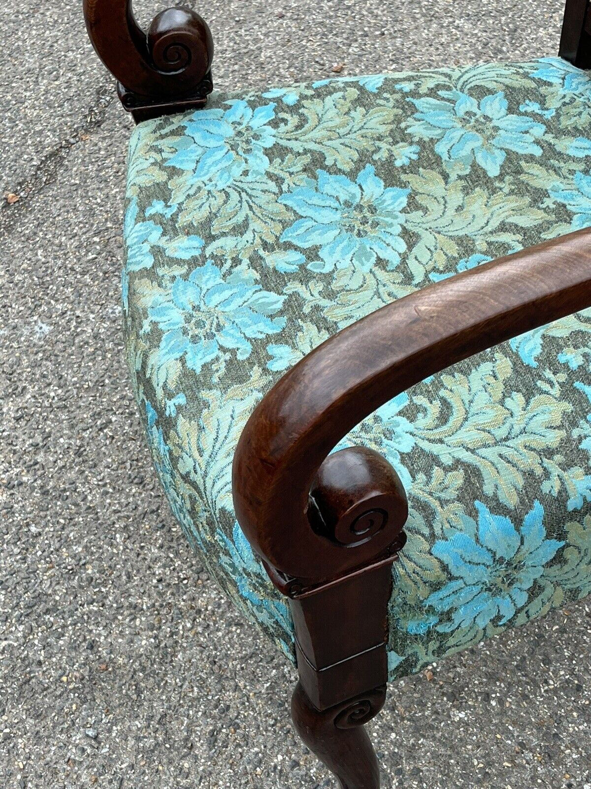 Regency Mahogany Country House Library Armchair.
