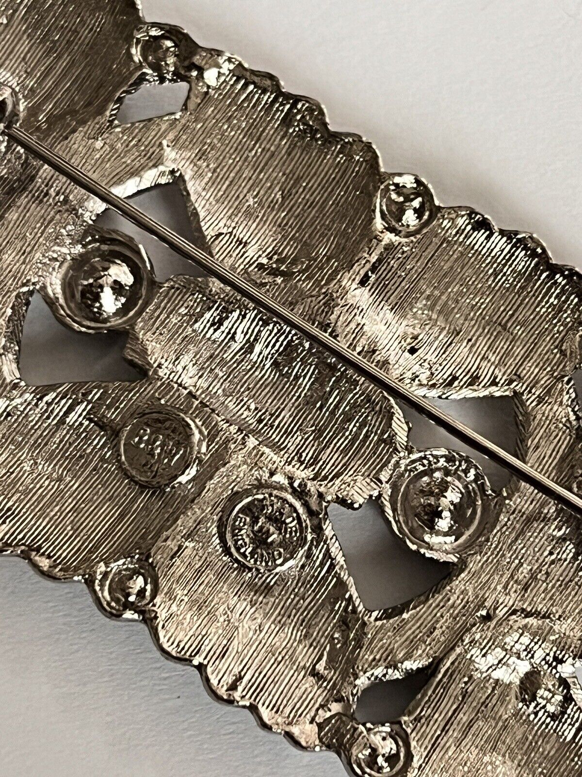 Vintage Old Butler And Wilson Deco Large Brooch