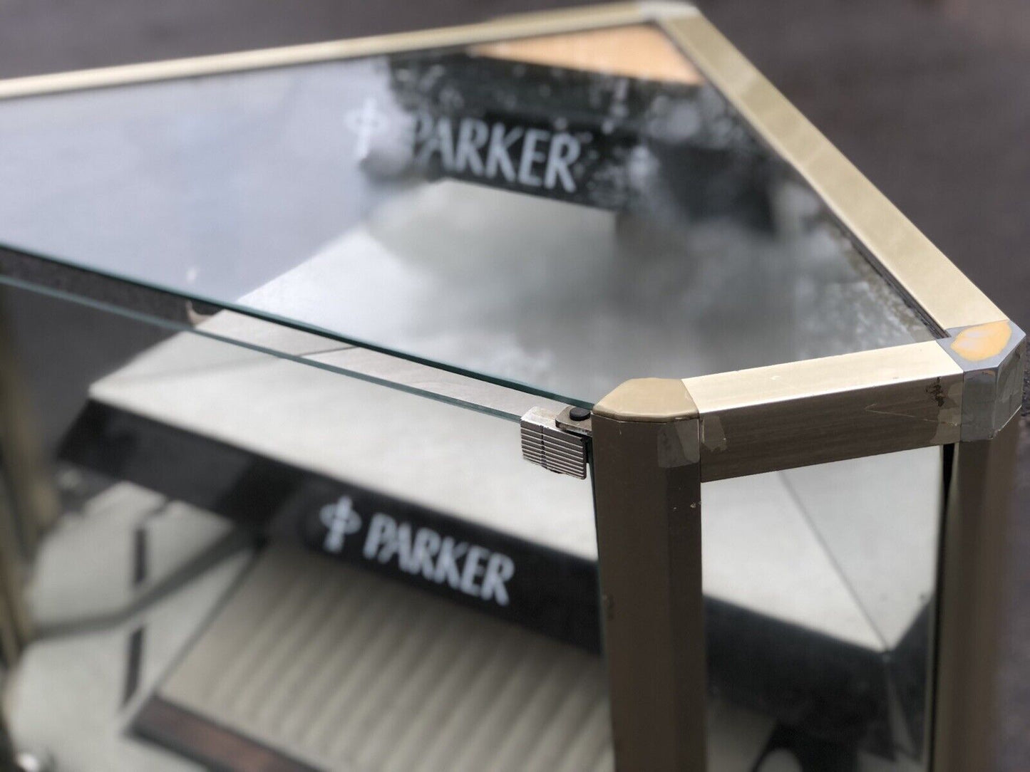 Parker Pen Shop Display Cabinet. Perfect To Display Own Collection