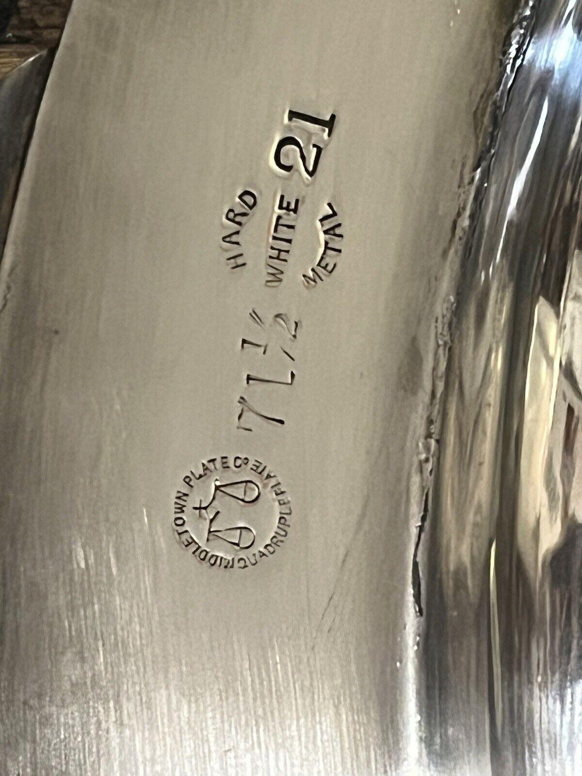 Huge English Art Noveau Butlers Silver Plate Tray With Fine Engraved Detail.