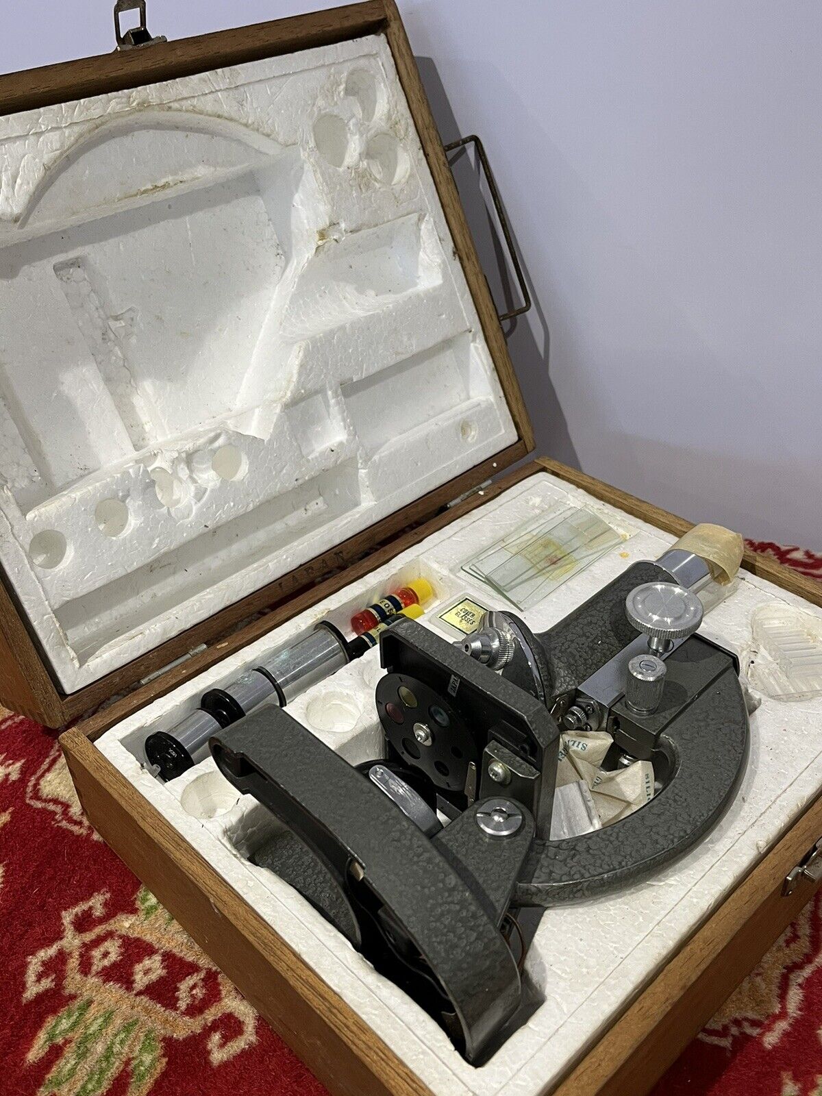 Microscope In Case.