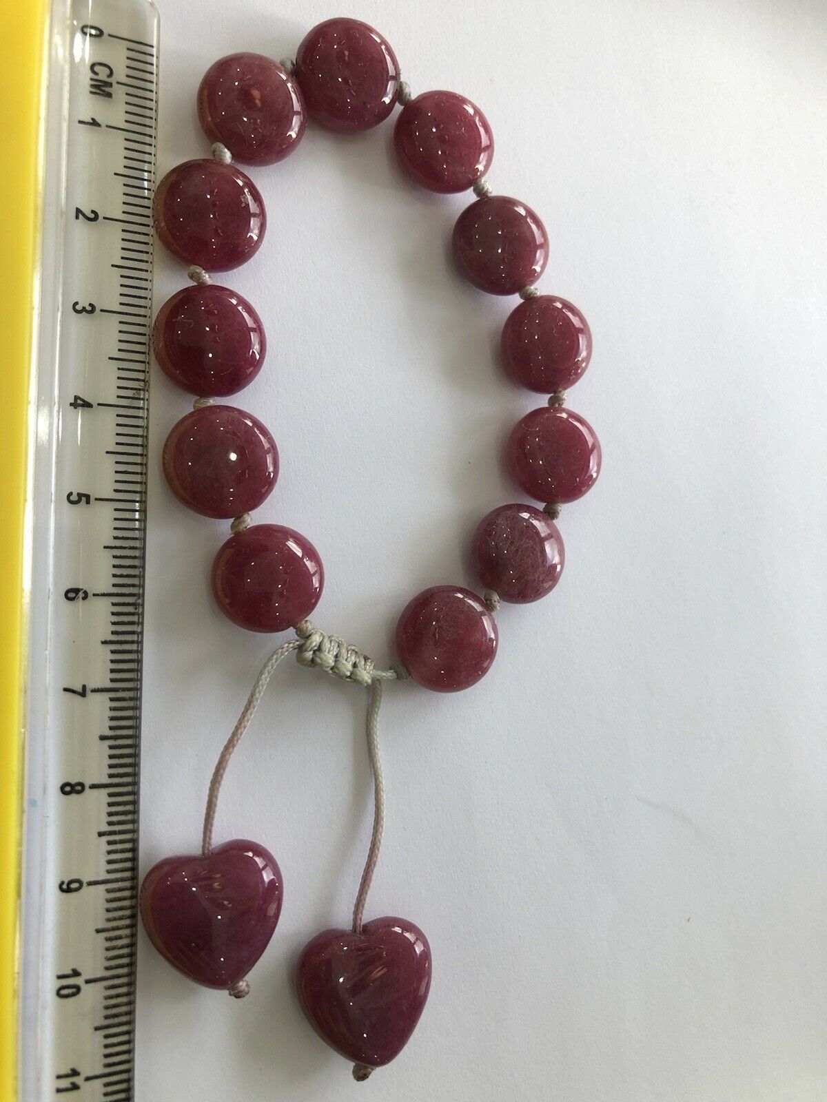Southwestern Natural Stone Pink Heart Adjustable Bracelet