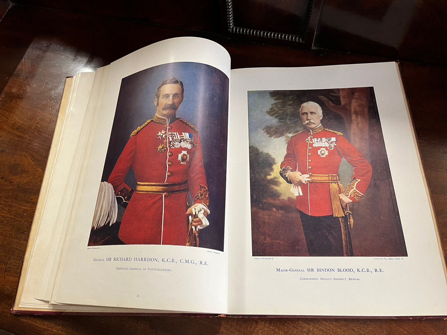 Celebrities Of The Army. Large Portfolio Of Portrait Prints. Look Great Framed