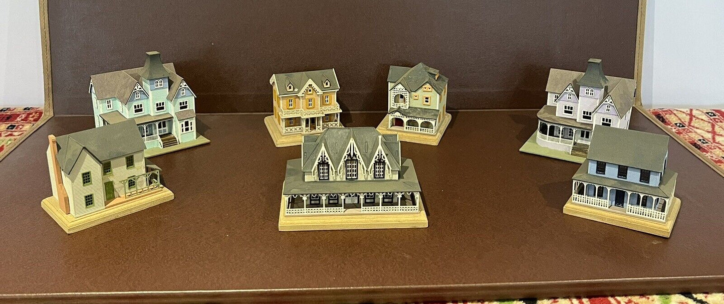 00 Gauge Wooden Houses, Highly Detailed