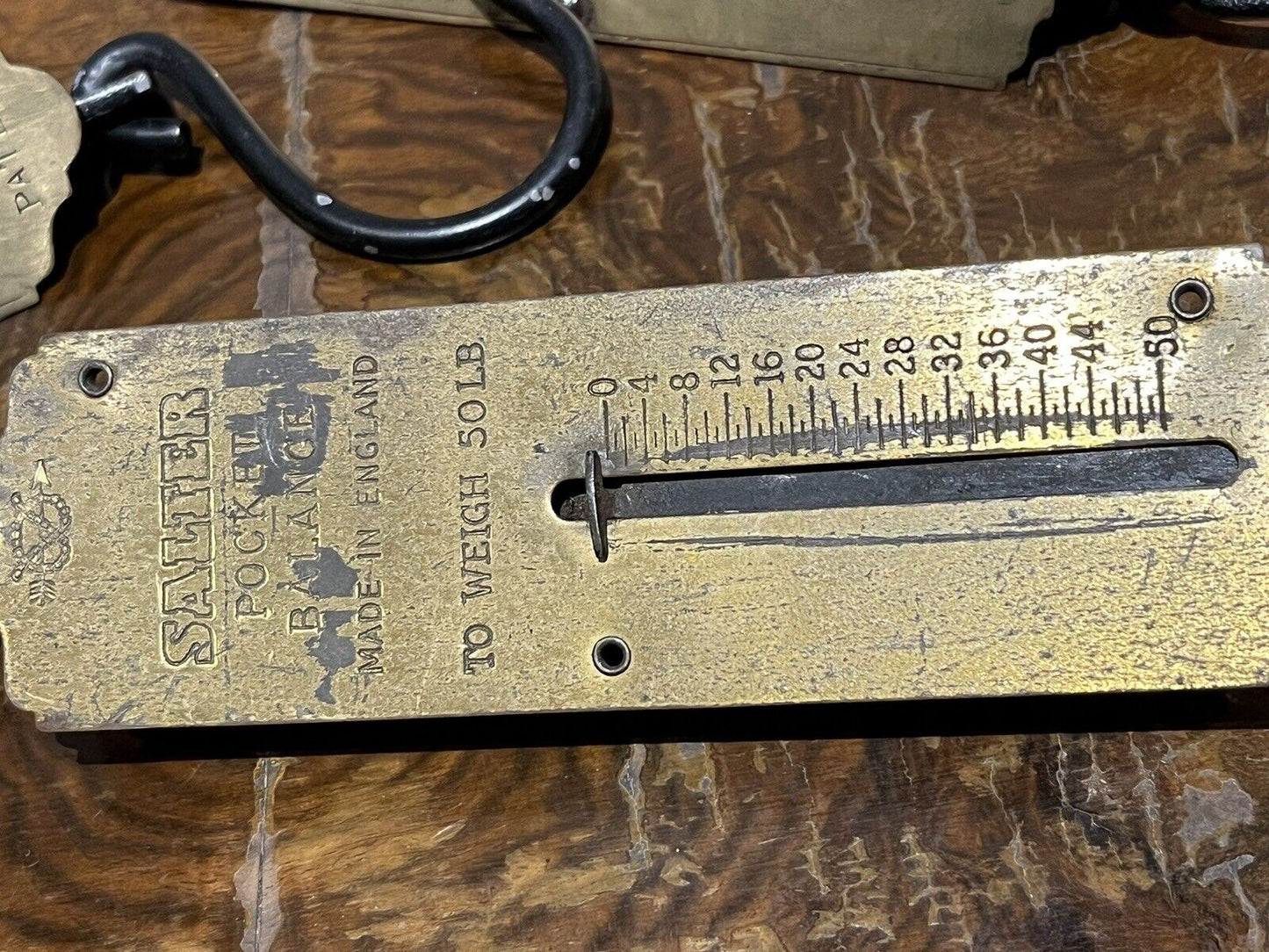 Antique Brass Salter Pocket Balance Scales