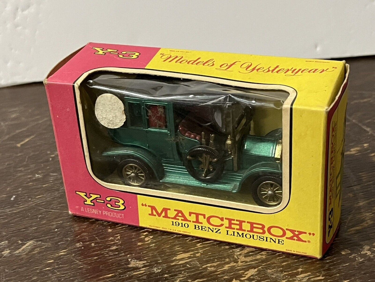 Matchbox 1910 Benz Limousine In Original Box