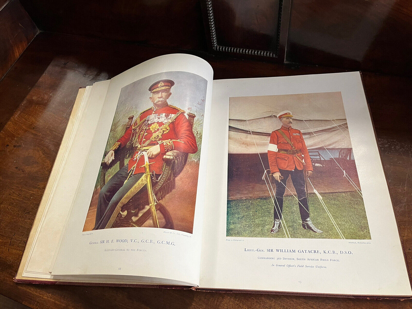 Celebrities Of The Army. Large Portfolio Of Portrait Prints. Look Great Framed