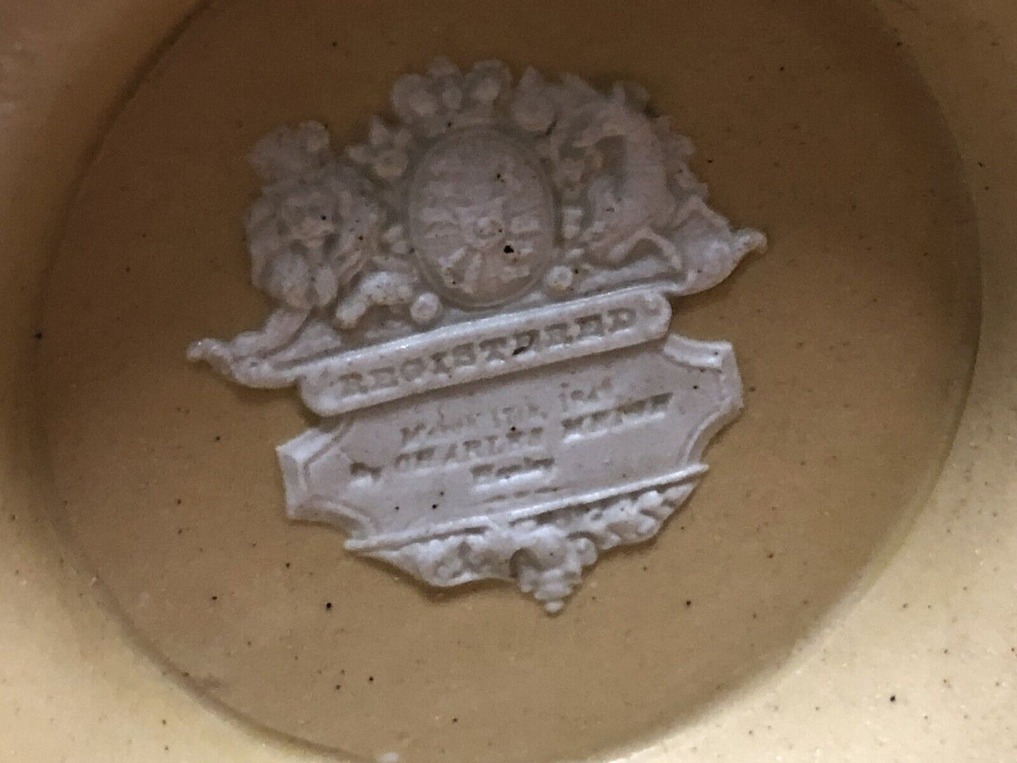 Antique Gothic Stoneware Jug