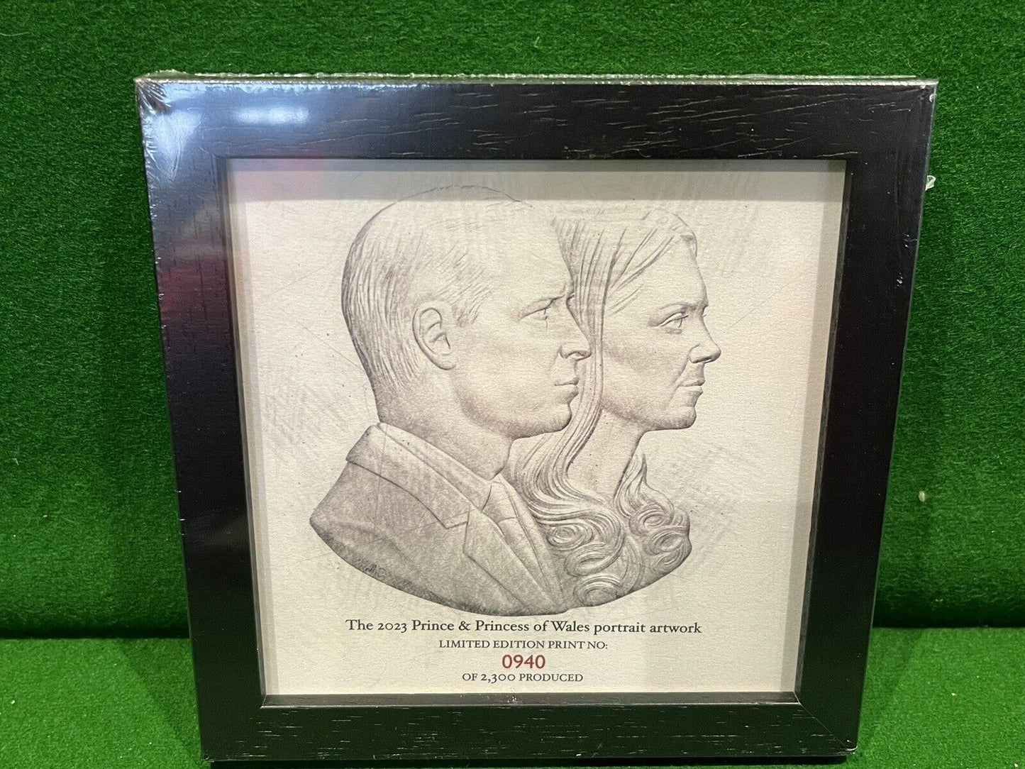 2023 Prince & Princess Of Wales Portrait Artwork, Limited Edition Print In Frame