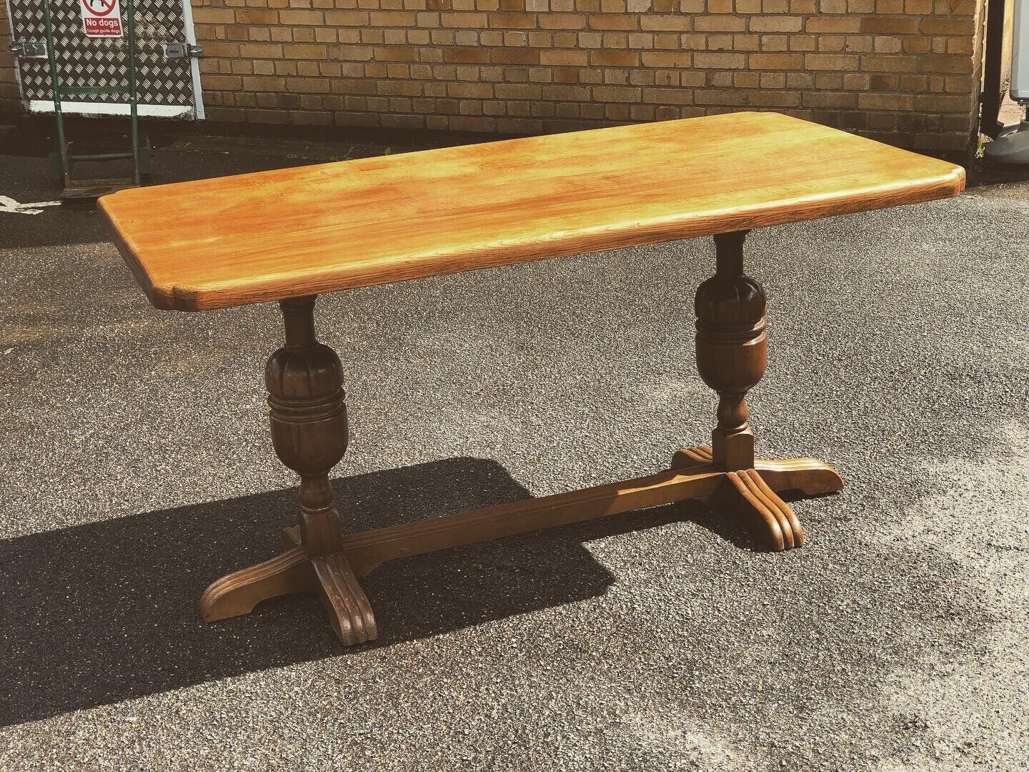 1930’s Oak Table & 6 Chairs