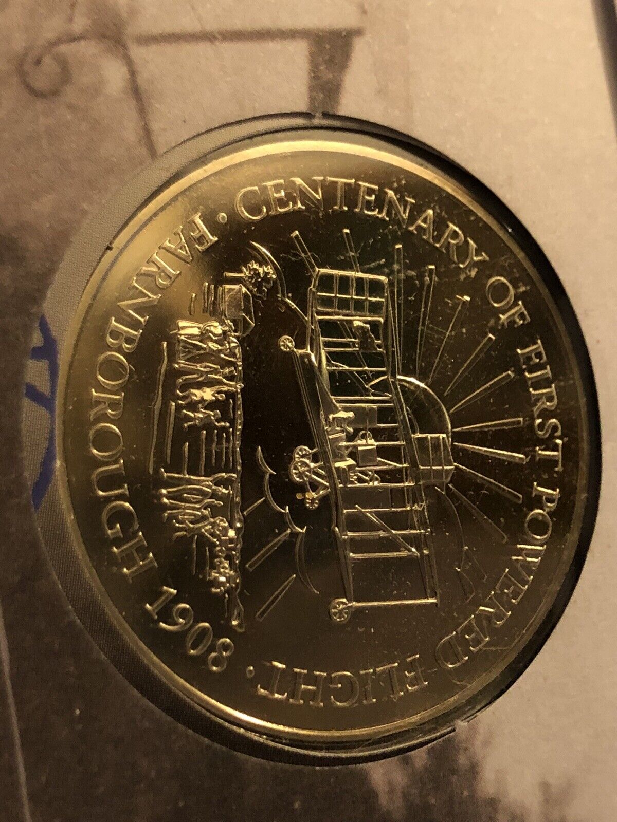 Coin First Day Cover. A Celebration Of Aviation Farnborough