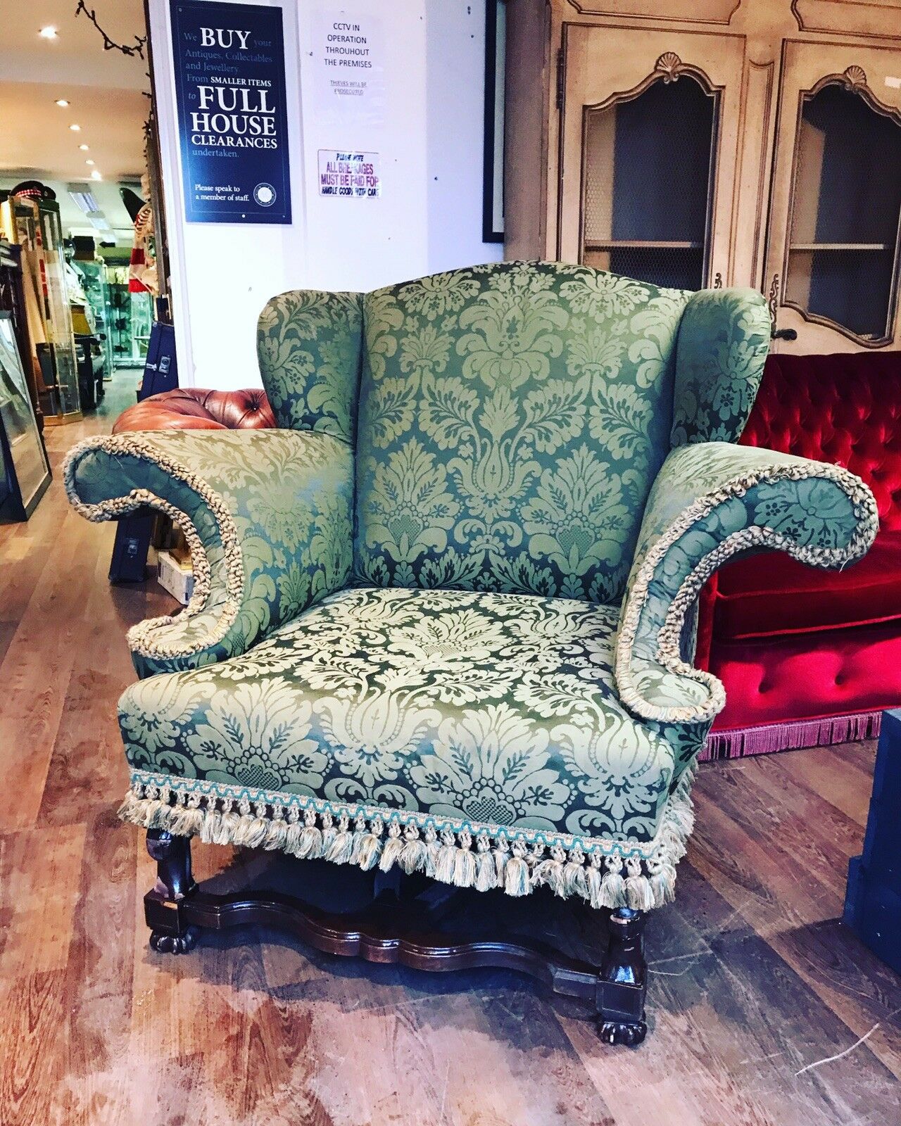 Stylish Armchair, Large And Impressive.