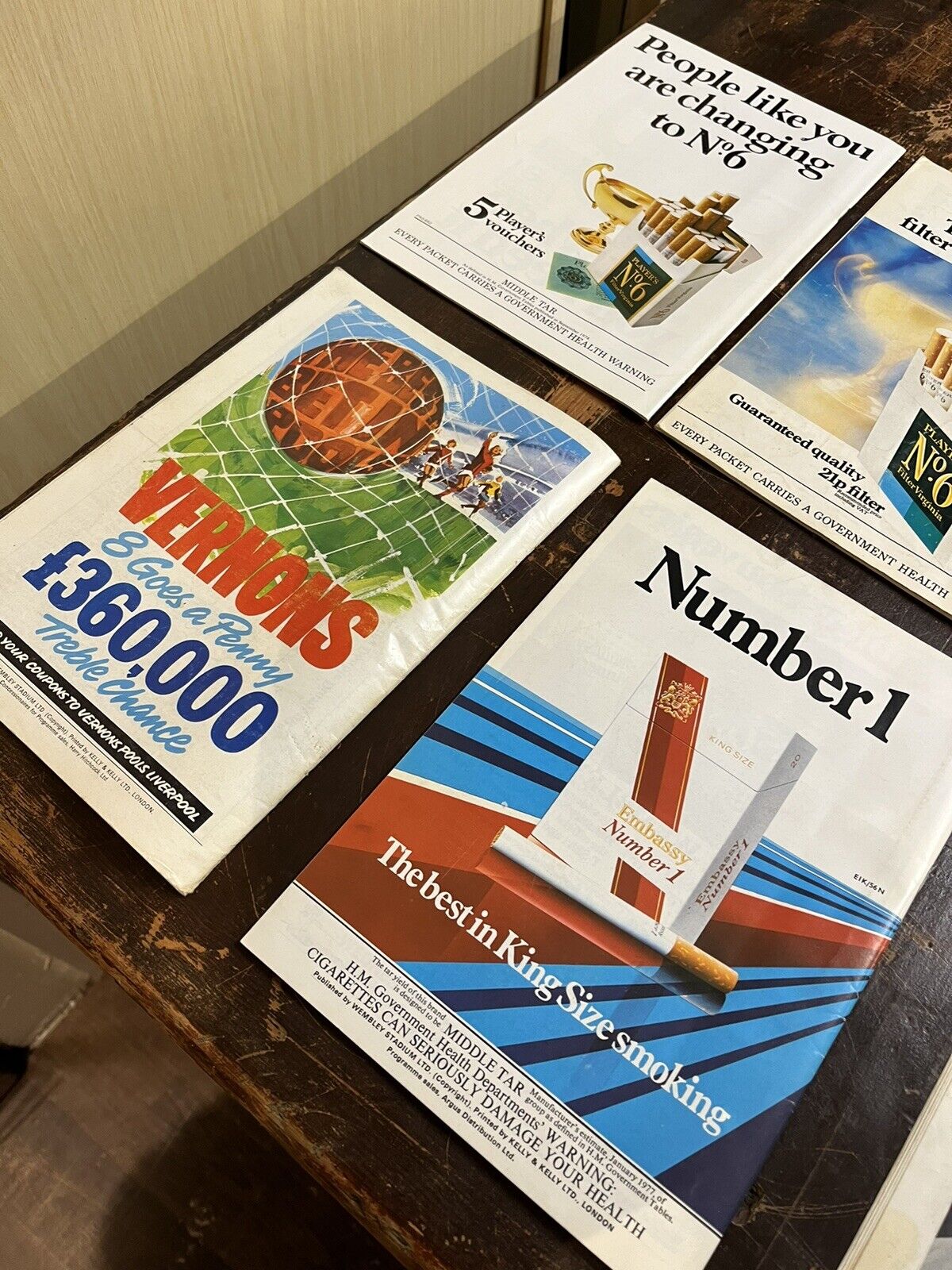 Collection Of Cup Final Programmes